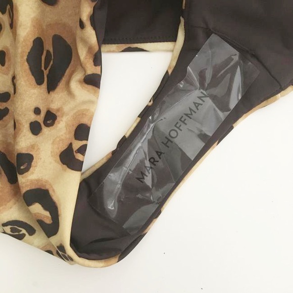 Mara Hoffman Gamela Leopard Print Swimsuit - Picture 7 of 7